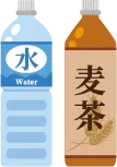 水と麦茶